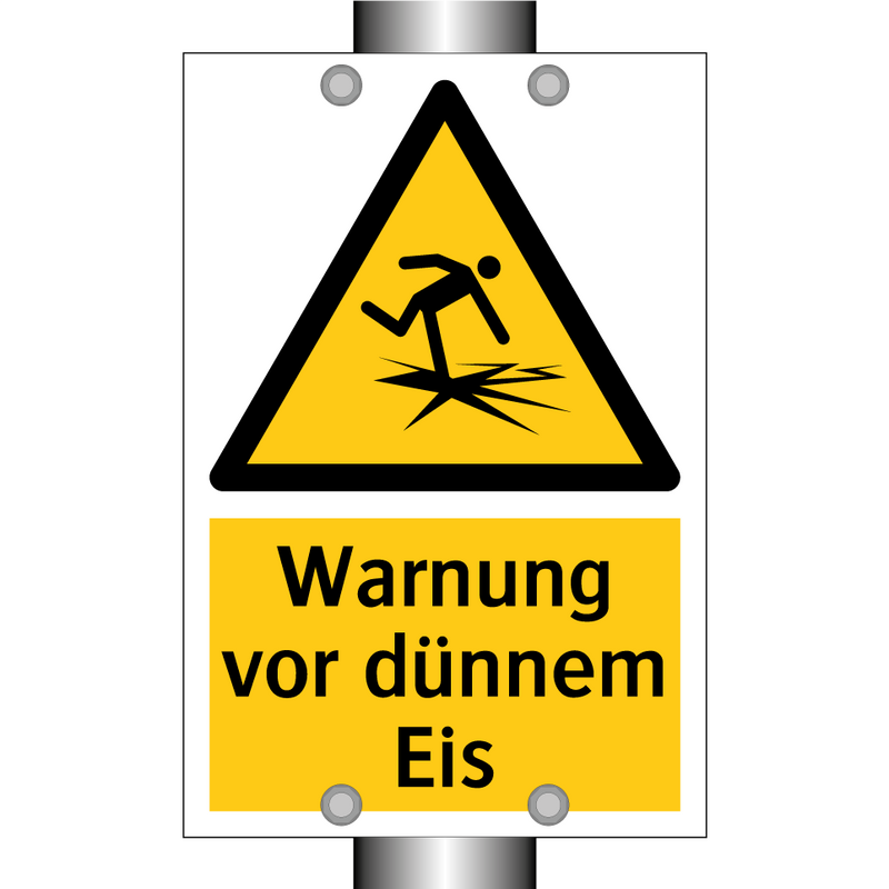 Warnung vor dünnem Eis