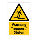 Warnung Treppen / Stufen