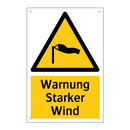 Warnung Starker Wind