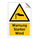 Warnung Starker Wind