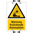 Warnung Erstickende Atmosphäre