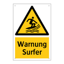 Warnung Surfer