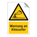 Warnung an Kitesurfer