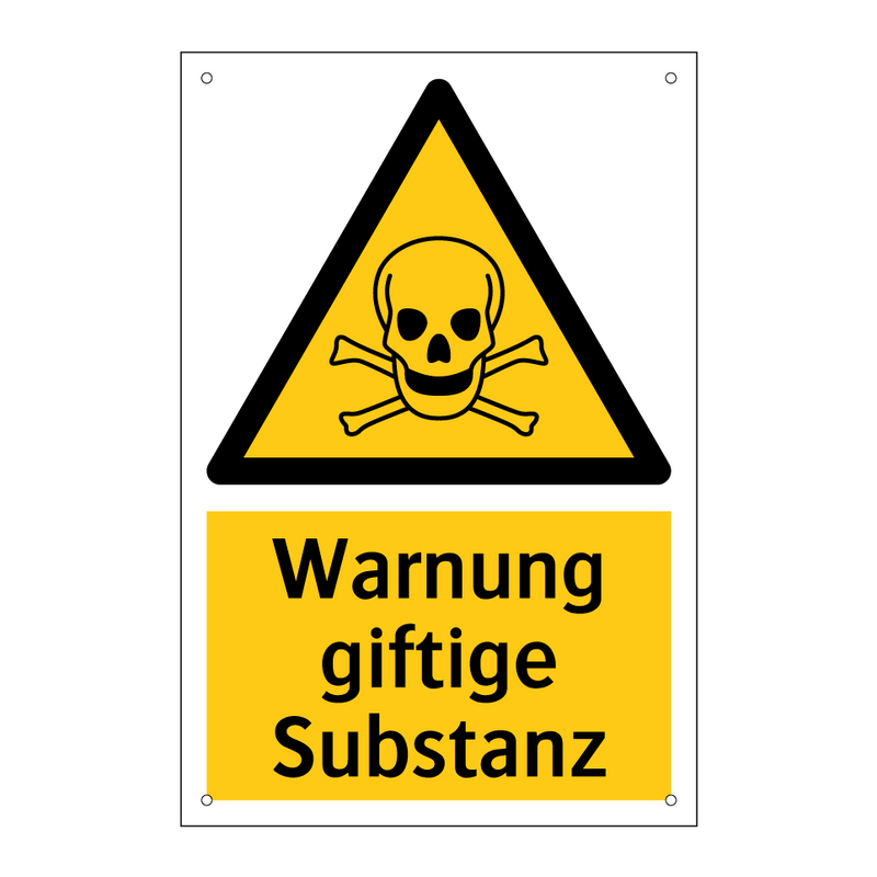Warnung giftige Substanz
