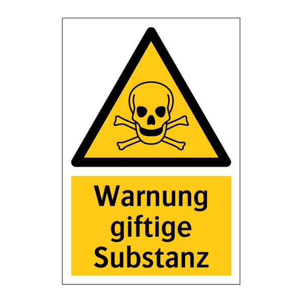 Warnung giftige Substanz