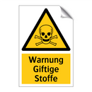 Warnung Giftige Stoffe