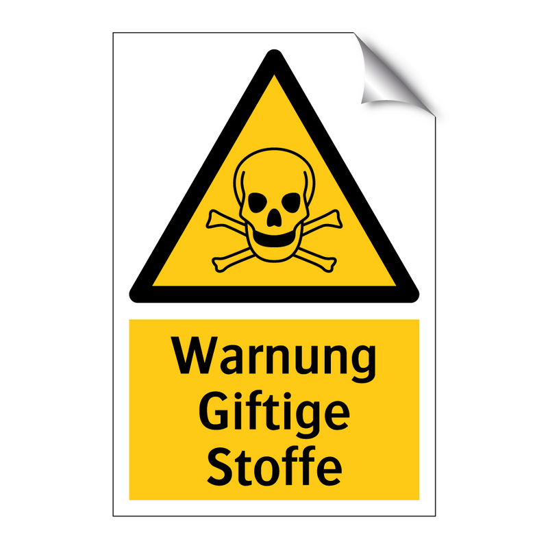 Warnung Giftige Stoffe