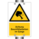 Achtung Baumfällarbeiten im Gange
