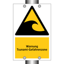 Warnung Tsunami-Gefahrenzone