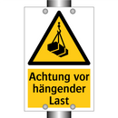 Achtung vor hängender Last
