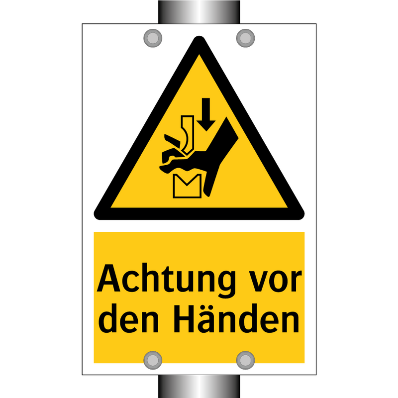 Achtung vor den Händen