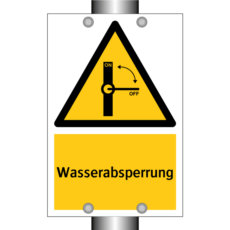 Wasserabsperrung
