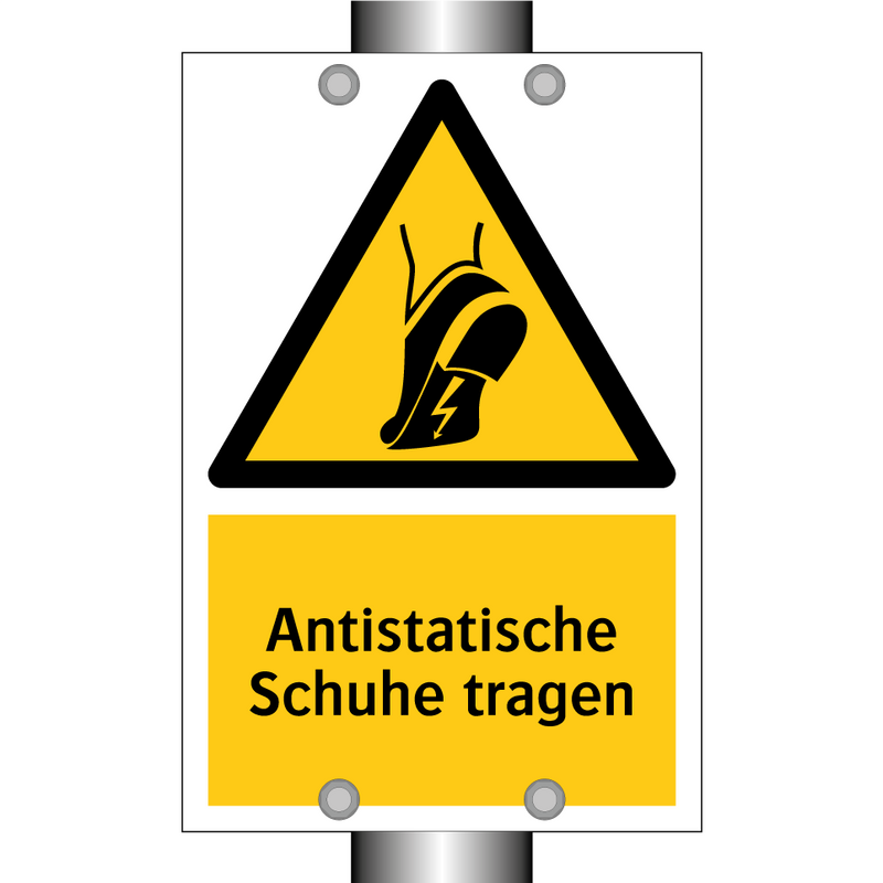 Antistatische Schuhe tragen