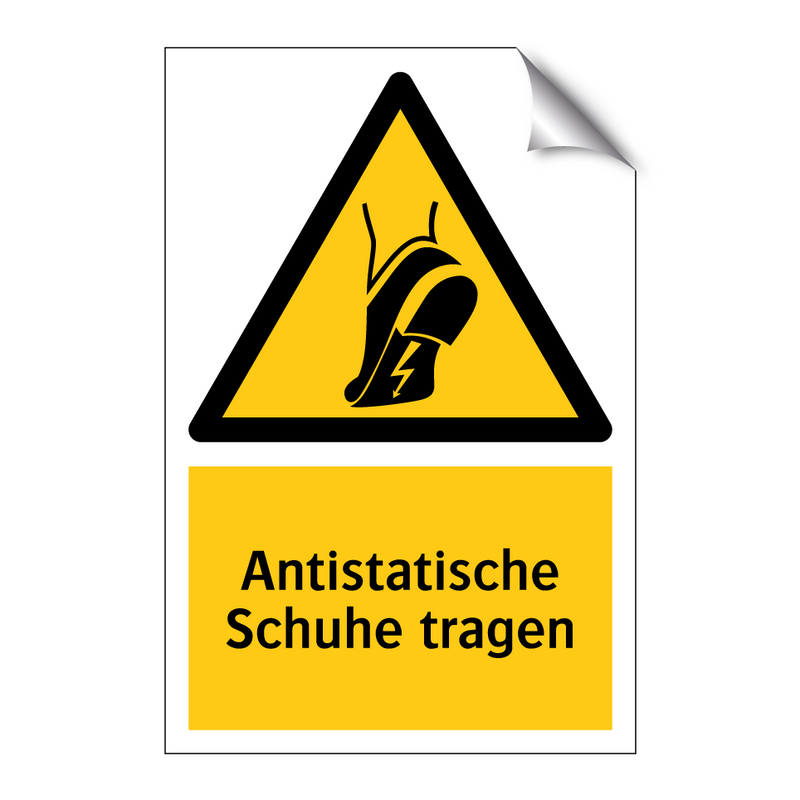 Antistatische Schuhe tragen