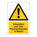 Schweißen und/oder Plasmaschneiden in Metall