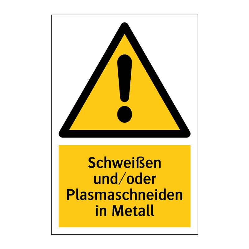 Schweißen und/oder Plasmaschneiden in Metall