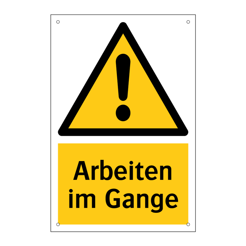 Arbeiten im Gange