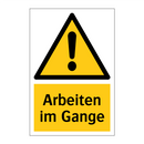 Arbeiten im Gange