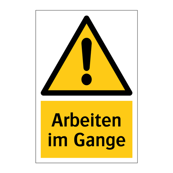 Arbeiten im Gange