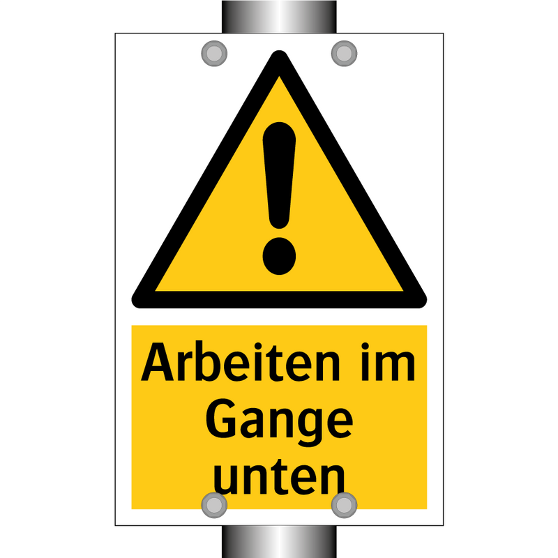 Arbeiten im Gange unten