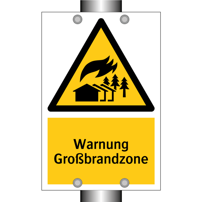 Warnung Großbrandzone