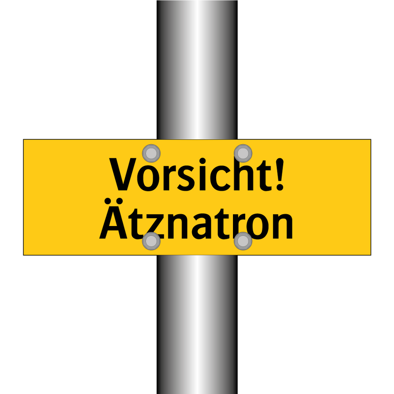 Vorsicht! Ätznatron