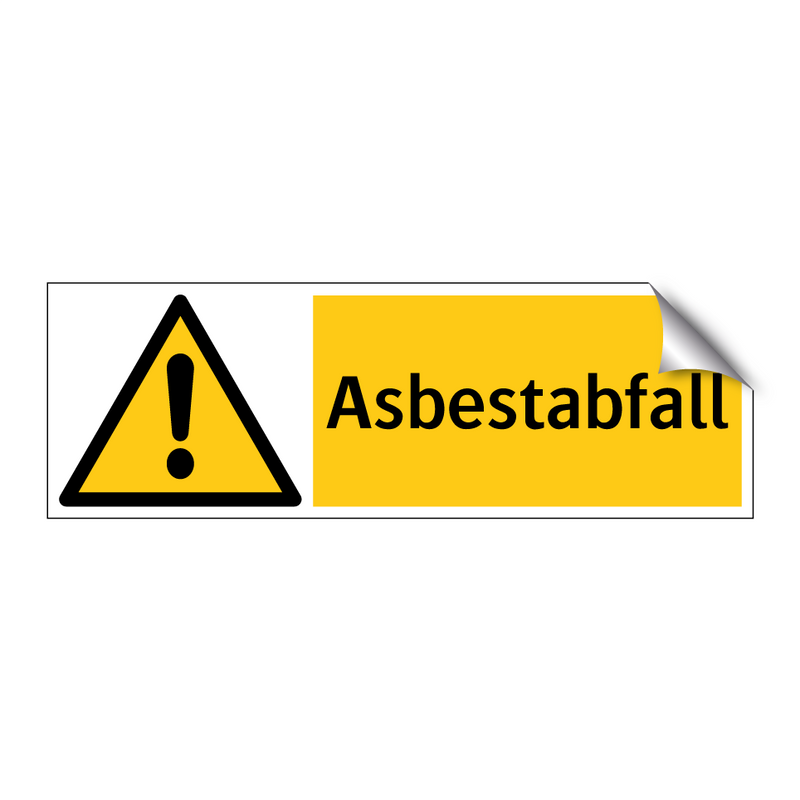 Asbestabfall