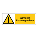 Achtung! Fahrzeugverkehr