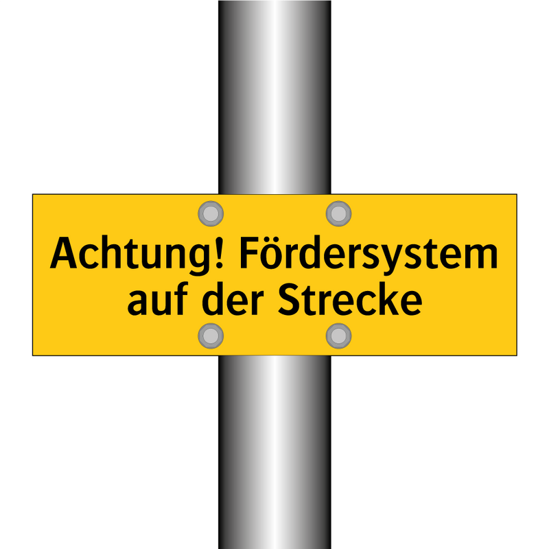 Achtung! Fördersystem auf der Strecke