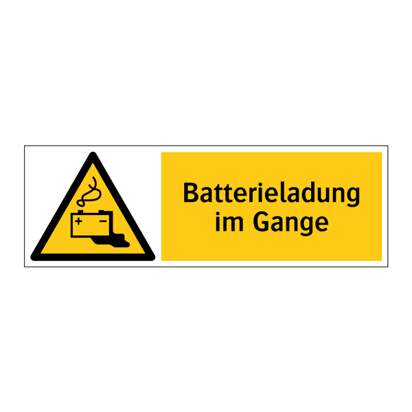 Batterieladung im Gange