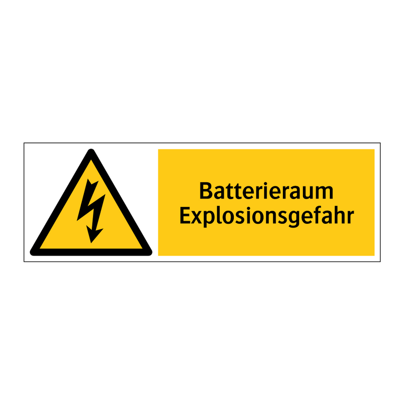 Batterieraum Explosionsgefahr