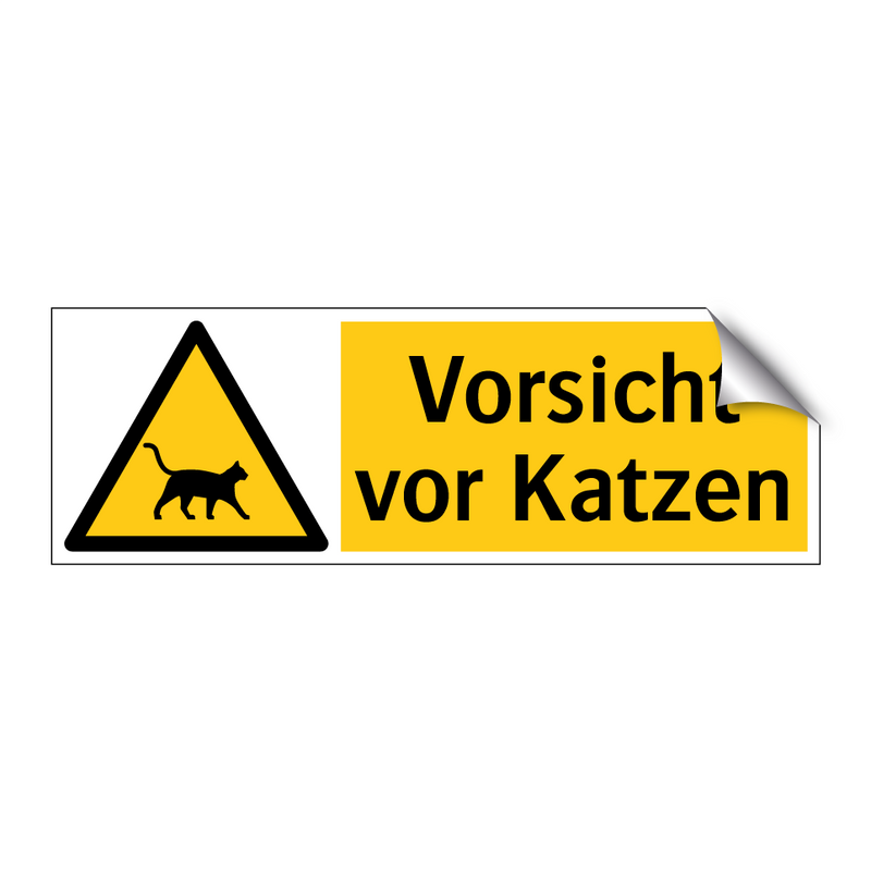 Vorsicht vor Katzen