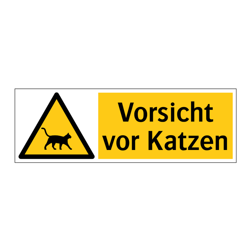 Vorsicht vor Katzen