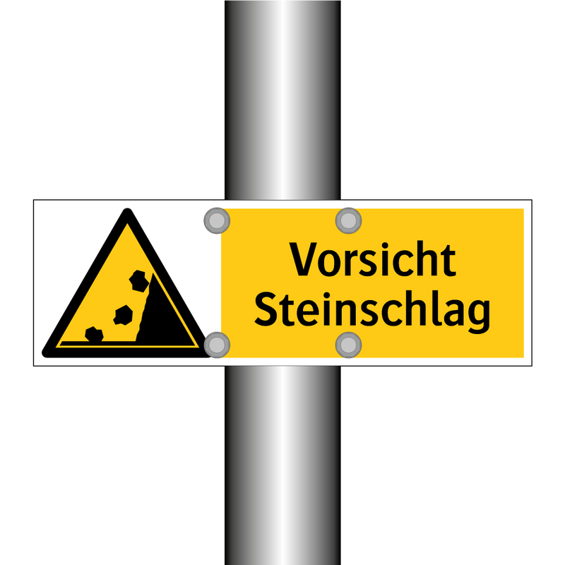 Vorsicht Steinschlag