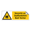 Vorsicht vor Staffordshire Bull Terrier