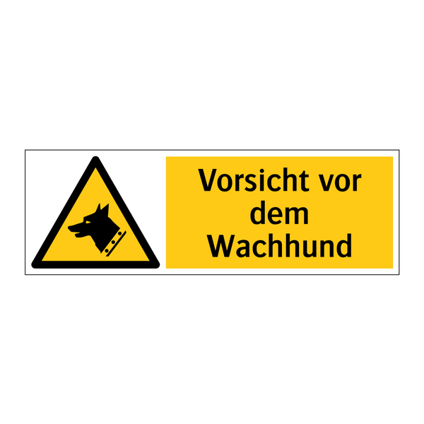 Vorsicht vor dem Wachhund