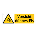 Vorsicht dünnes Eis