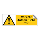 Vorsicht Automatische Tür