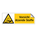 Vorsicht ätzende Stoffe