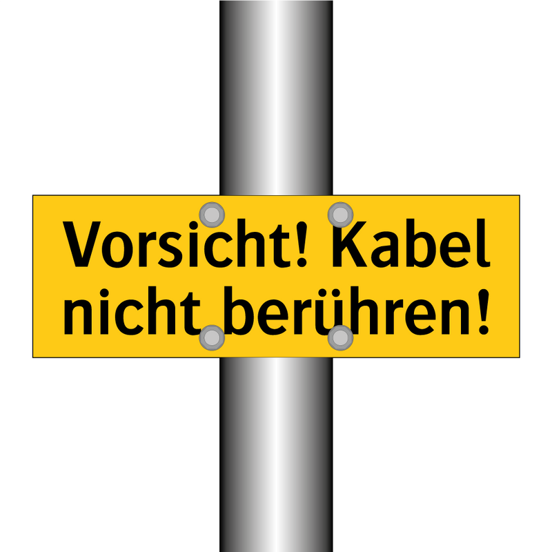 Vorsicht! Kabel nicht berühren!
