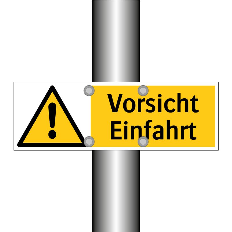 Vorsicht Einfahrt
