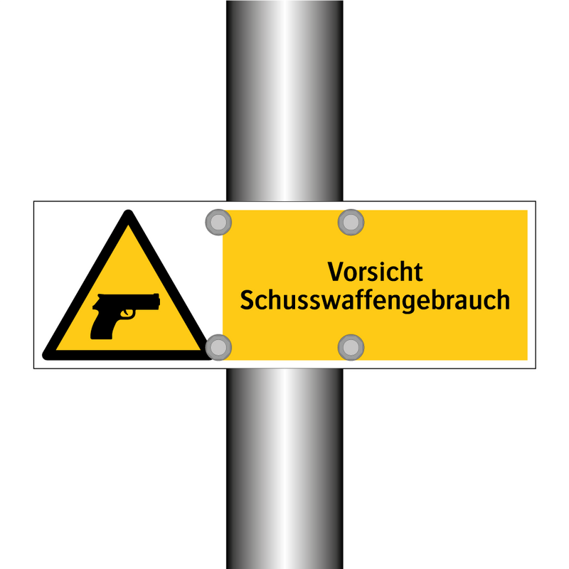 Vorsicht Schusswaffengebrauch