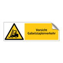 Vorsicht Gabelstaplerverkehr