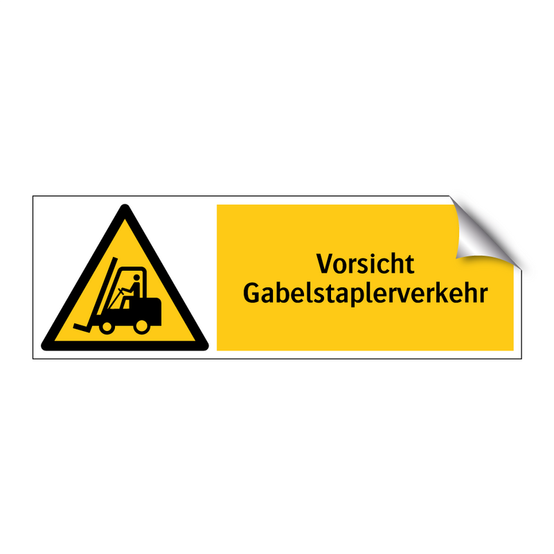 Vorsicht Gabelstaplerverkehr
