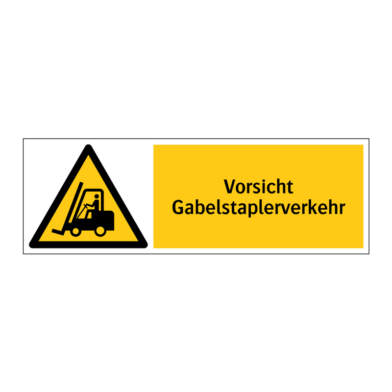 Vorsicht Gabelstaplerverkehr