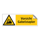 Vorsicht Gabelstapler