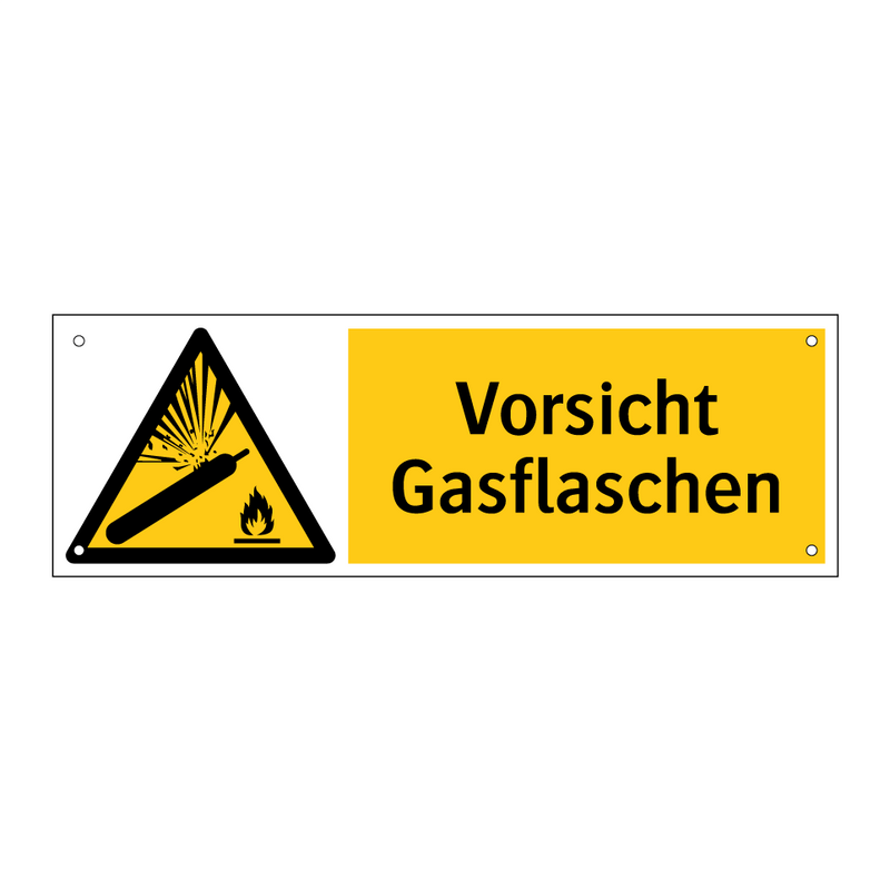 Vorsicht Gasflaschen