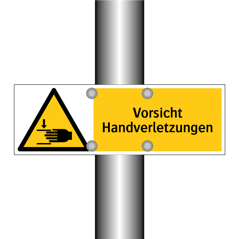 Vorsicht Handverletzungen