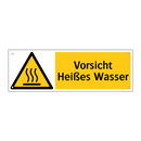 Vorsicht Heißes Wasser