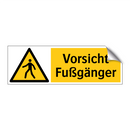 Vorsicht Fußgänger